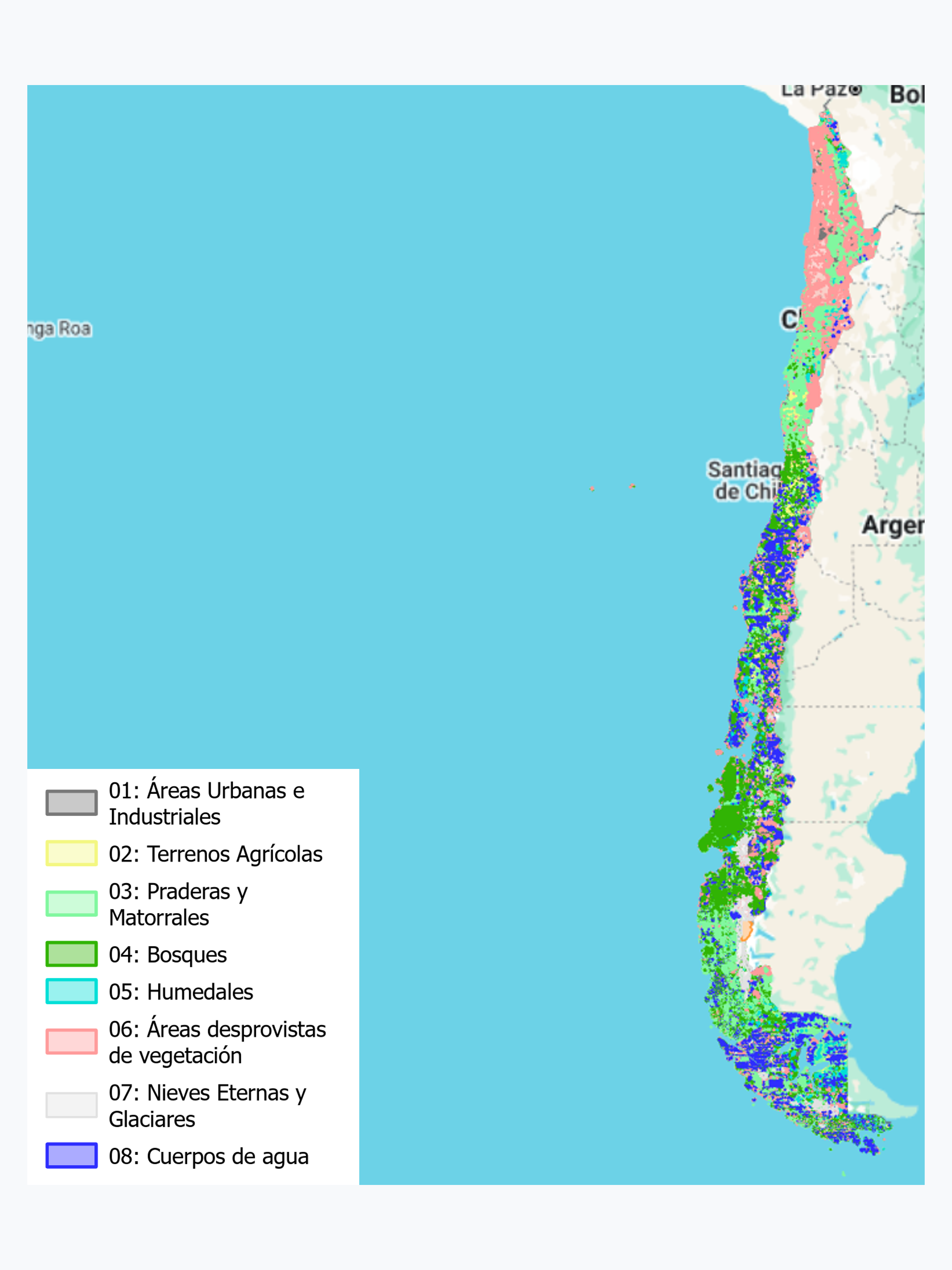 Servicio Web de Mapas - Usos de la Tierra (CONAF)